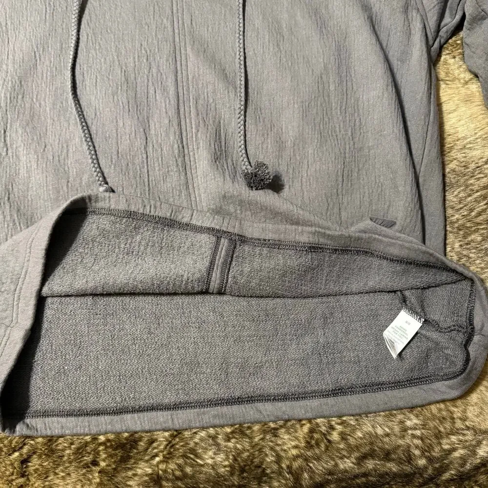 Aerie Easy Street Oversized Sweatshirt Gray Medium
